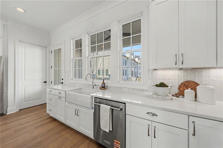 Furnished interior view inside a new home in , Alpharetta (Image 33).