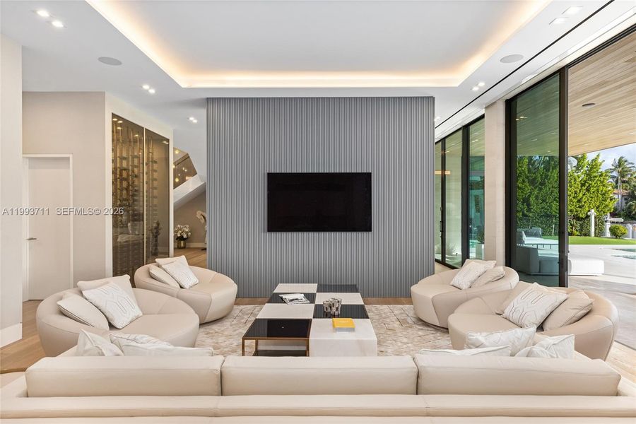 Furnished interior view inside a new home in , Fort Lauderdale (Image 49).