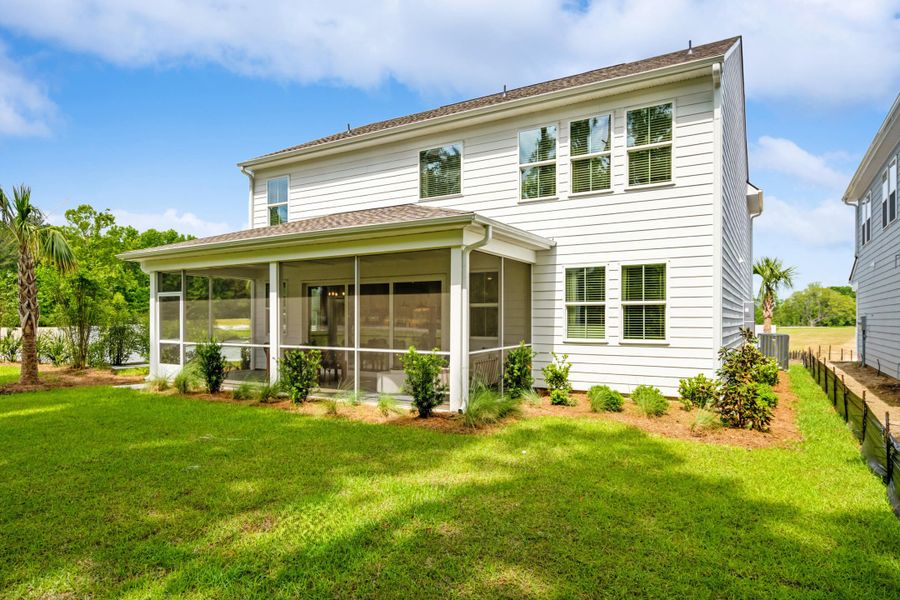 Exterior details and patio area of a home in Stono Village, Hollywood (Image 2).