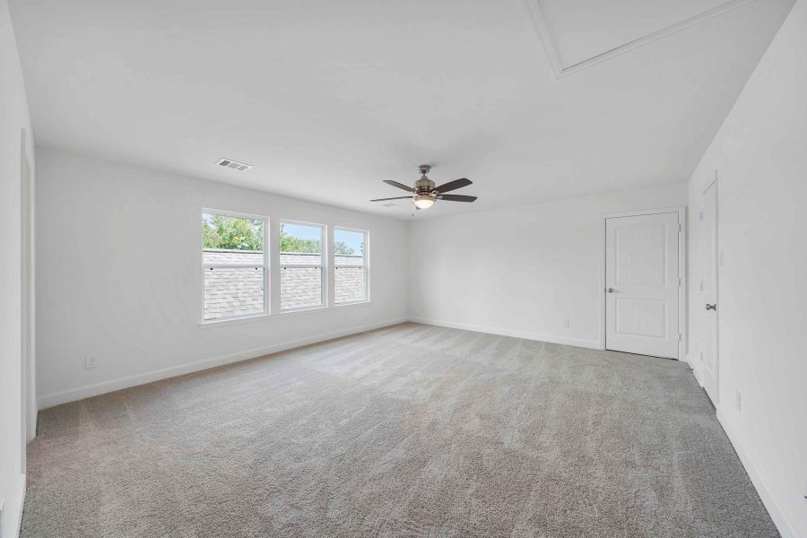 Representative unfurnished interior of a home built from the Amsterdam by Sandcastle Homes in Montrose, Houston (Image 17). Representative unfurnished interior of a home built from the Amsterdam by Sandcastle Homes in Montrose, Houston (Image 17).
