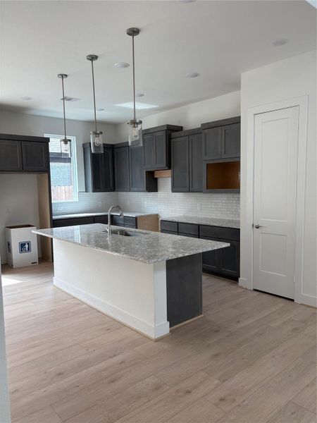 Furnished interior view inside a new home in The Trails, New Caney (Image 11).