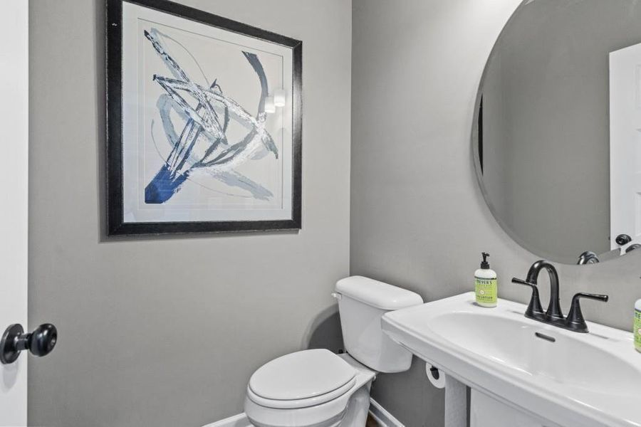 Furnished interior view inside a new home in Townes At The Stiles, Cartersville (Image 12).
