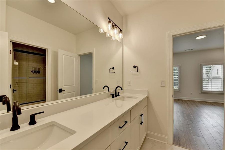 Furnished interior view inside a new home in , Duluth (Image 4). Furnished interior view inside a new home in , Duluth (Image 4).