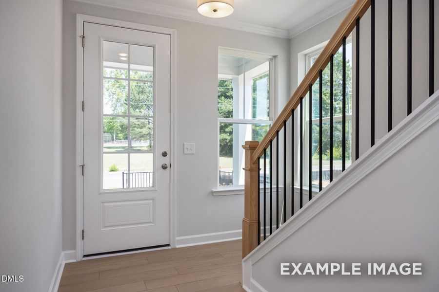 Spacious, unfurnished interior of a new home in Forestville Yard Townhomes, Knightdale (Image 14). Spacious, unfurnished interior of a new home in Forestville Yard Townhomes, Knightdale (Image 14).