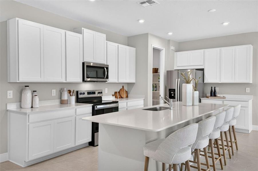 Furnished interior view inside a new home in Windwater, Parrish (Image 12).