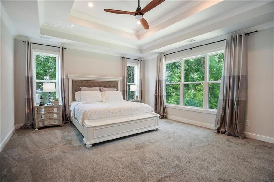 Furnished interior view inside a new home in , Acworth (Image 36).