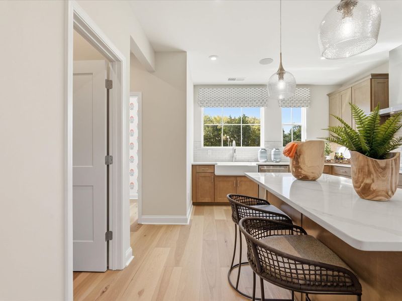 Representative furnished interior of a home built from the Paloma by Tri Pointe Homes in Bellflower, Charlotte (Image 28).