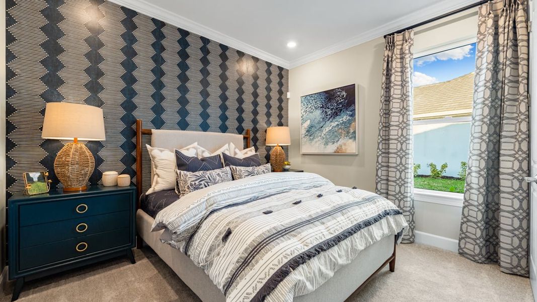 Representative furnished interior of a home built from the Magari by Taylor Morrison in Esplanade at Wellen Park, Englewood (Image 11). Representative furnished interior of a home built from the Magari by Taylor Morrison in Esplanade at Wellen Park, Englewood (Image 11).