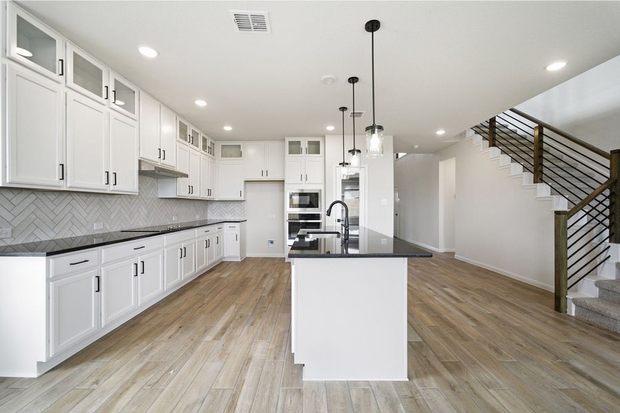 Furnished interior view inside a new home in Megan's Landing, Castroville (Image 6).