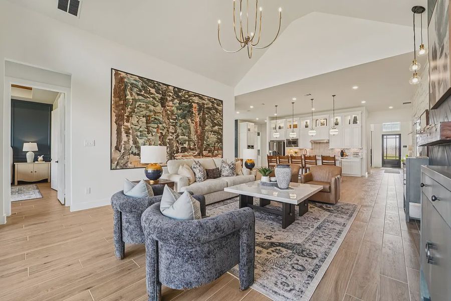 Representative furnished interior of a home built from the Sydney by Chesmar Homes in Wildrye 60', Waller (Image 19). Representative furnished interior of a home built from the Sydney by Chesmar Homes in Wildrye 60', Waller (Image 19).