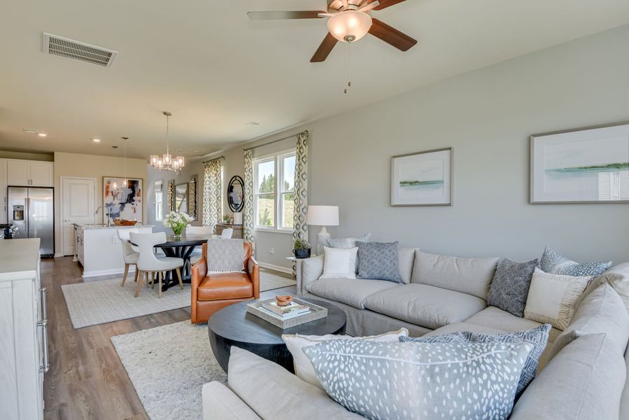 Furnished interior view inside a new home in Clairbourne, Graniteville (Image 10). Furnished interior view inside a new home in Clairbourne, Graniteville (Image 10).