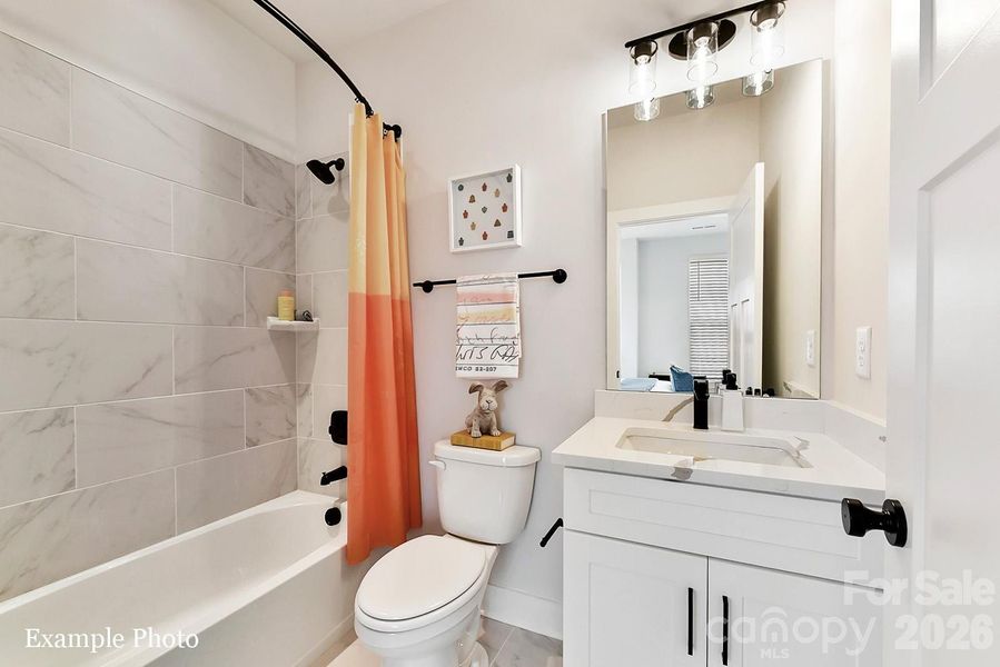 Furnished interior view inside a new home in North End Terraces, Charlotte (Image 20).