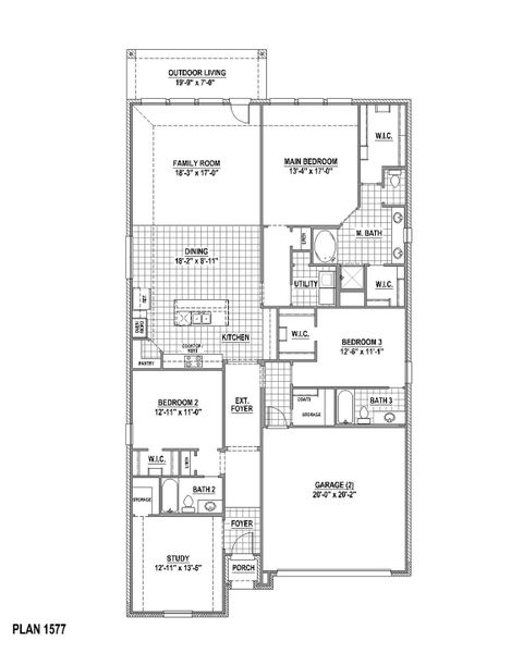 Plan 1577 1st Floor Plan 1577 1st Floor