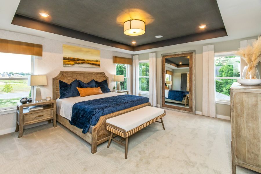 Representative furnished interior of a home built from the Wyatt by Fischer Homes in Twin Lakes, Hoschton (Image 61).