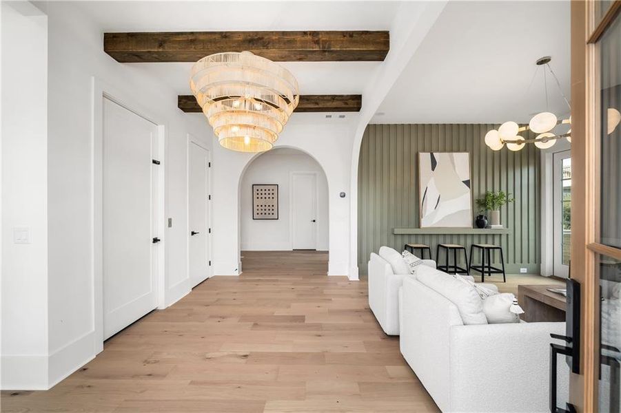 Furnished interior view inside a new home in , Milton (Image 13).