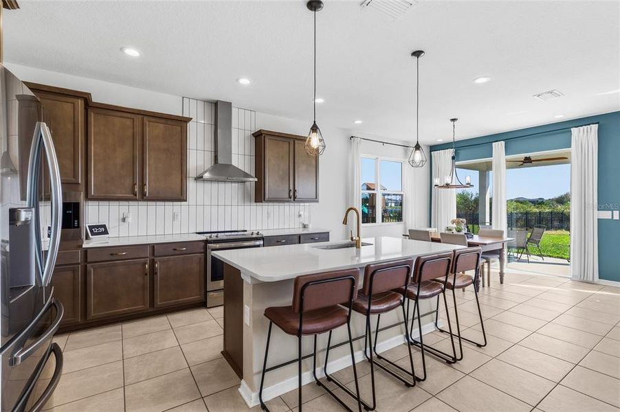 Furnished interior view inside a new home in Isles at Bayview, Parrish (Image 44).