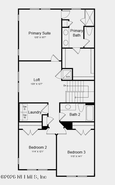 2D floor plan layout of this home in , St. Augustine, FL (Image 3).