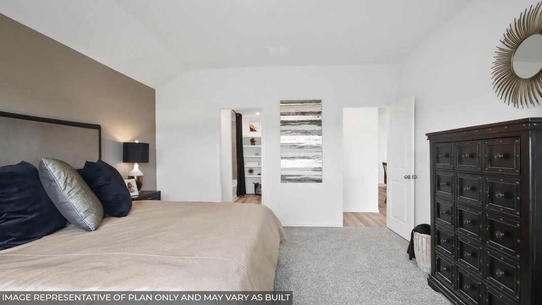Furnished interior view inside a new home in , Crosby (Image 8).