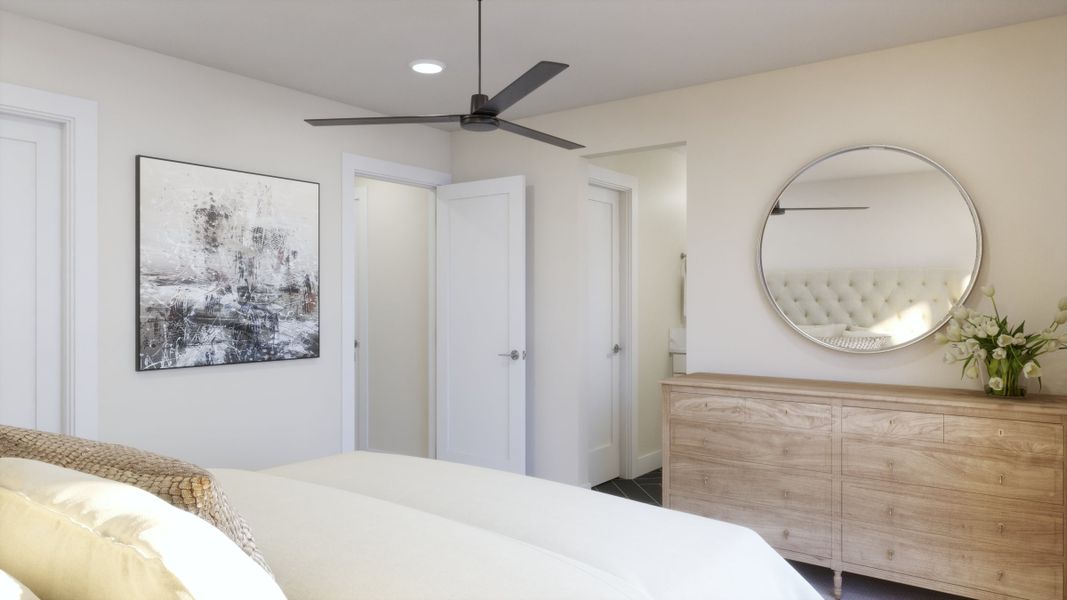 Representative furnished interior of a home built from the 2001 by Risewell Homes in Harvest Crossing, Aurora (Image 10).