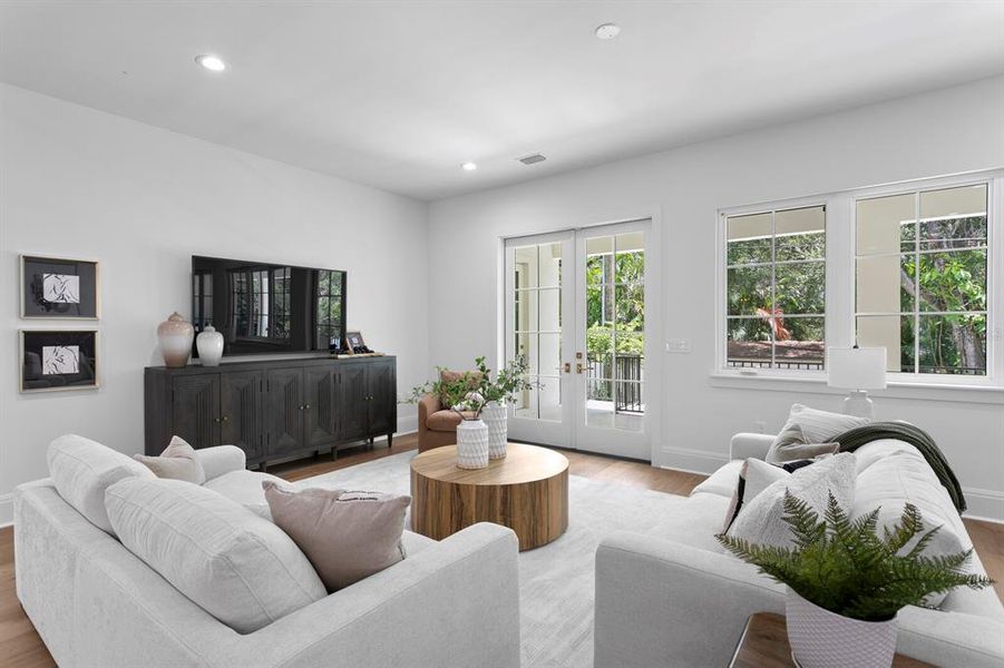 Furnished interior view inside a new home in , Tampa (Image 7). Furnished interior view inside a new home in , Tampa (Image 7).