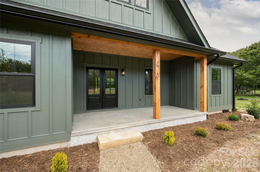 Covered front porch