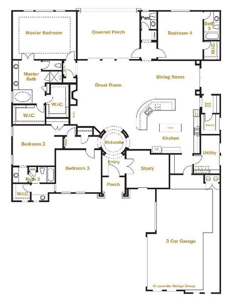 Calais Floor Plan in Highland Estates, San Antonio | Sitterle Homes Calais Floor Plan in Highland Estates, San Antonio | Sitterle Homes