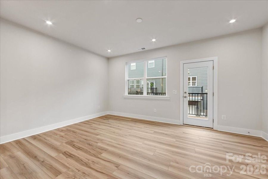 Living room with access to the outdoor living