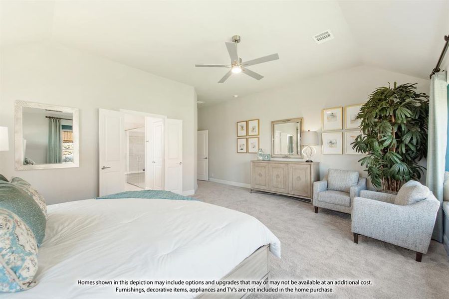 Furnished interior view inside a new home in Timberbrook, Justin (Image 30).