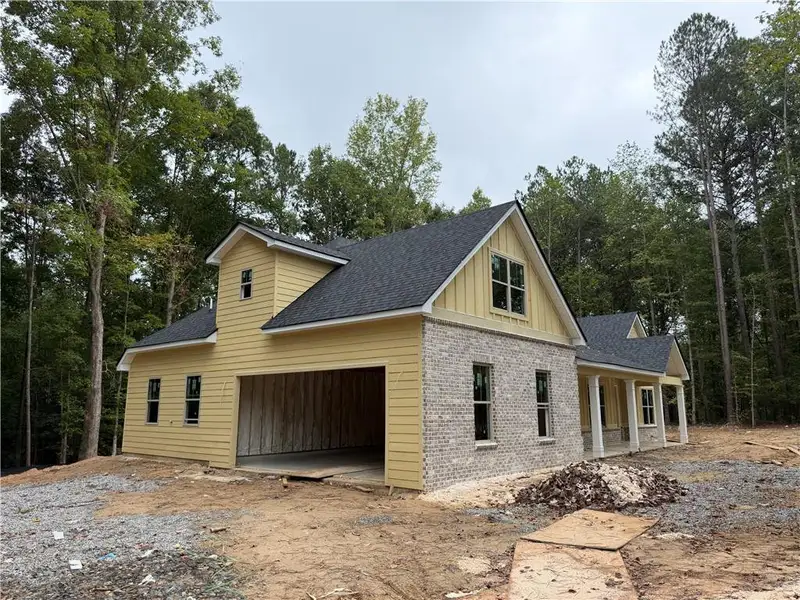 In-progress construction of a new home in , Dallas, GA (Image 1). In-progress construction of a new home in , Dallas, GA (Image 1).