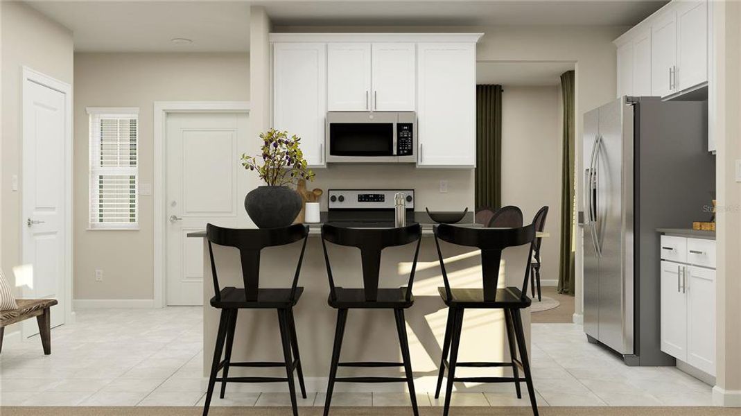 Furnished interior view inside a new home in The Glades at Crossprairie, St. Cloud (Image 4).