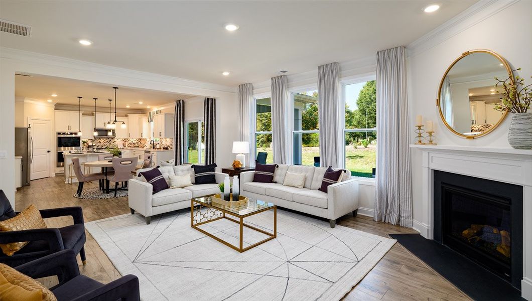 Furnished interior view inside a new home in Sylvan Creek, Denver (Image 11).