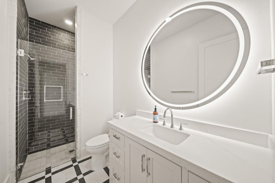 Furnished interior view inside a new home in Monet Estates, Sugar Land (Image 14).