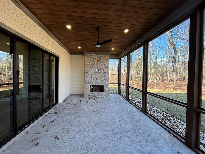 Exterior details and patio area of a home in , Ball Ground (Image 3).