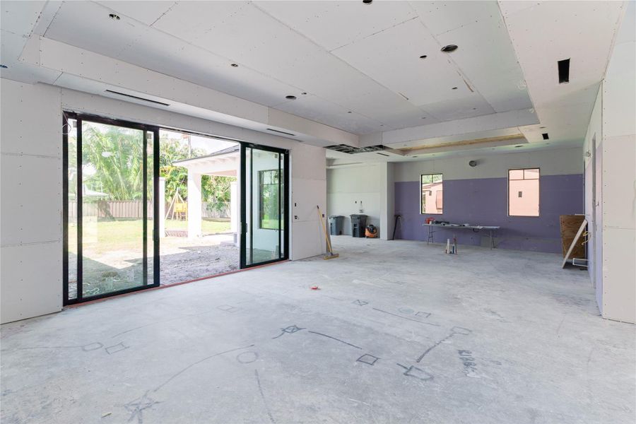 In-progress construction of a new home in , Delray Beach, FL (Image 15).