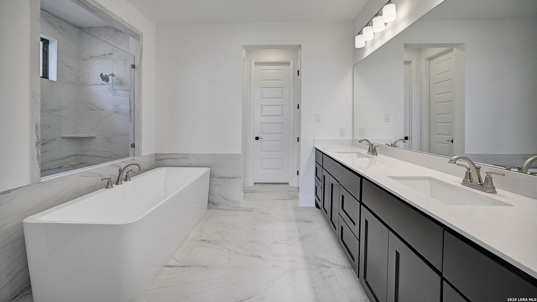 Furnished interior view inside a new home in Haby Hill, San Antonio (Image 7).