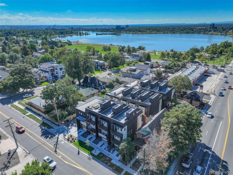 Aerial View of Sloan's Lake