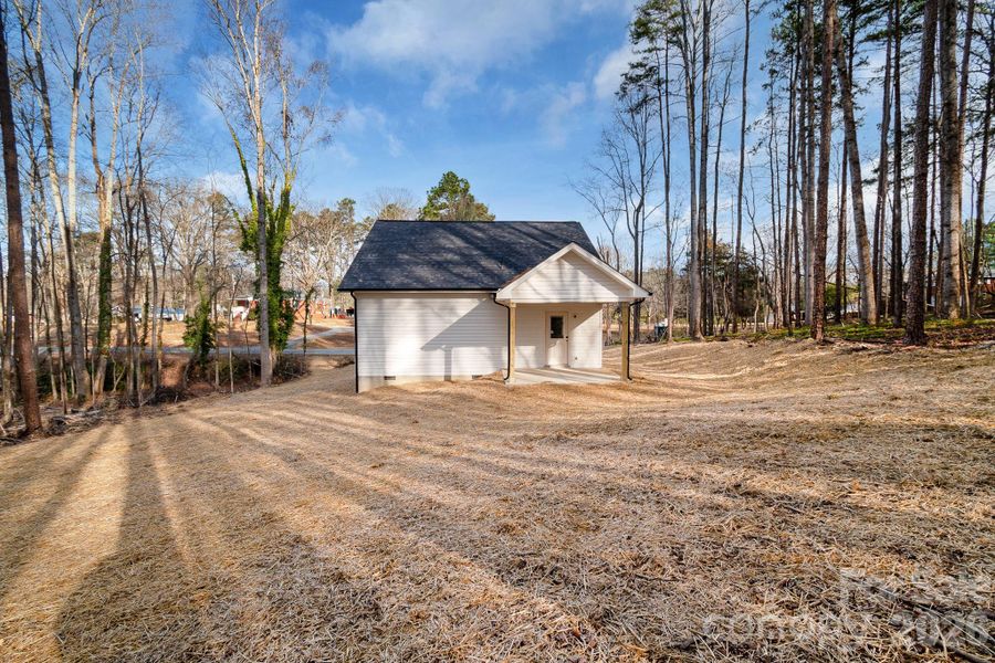 Exterior details and patio area of a home in , Albemarle (Image 3).