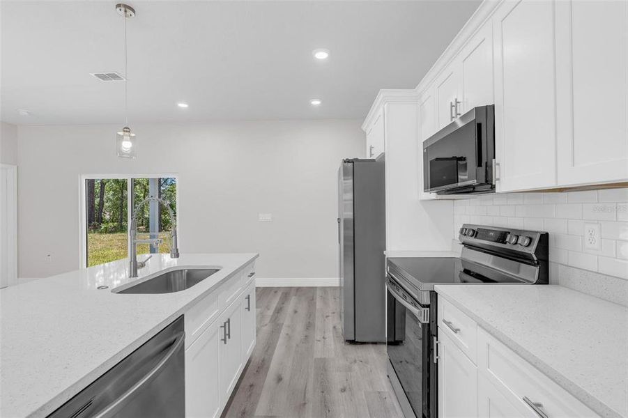 Furnished interior view inside a new home in , Citrus Springs (Image 11).