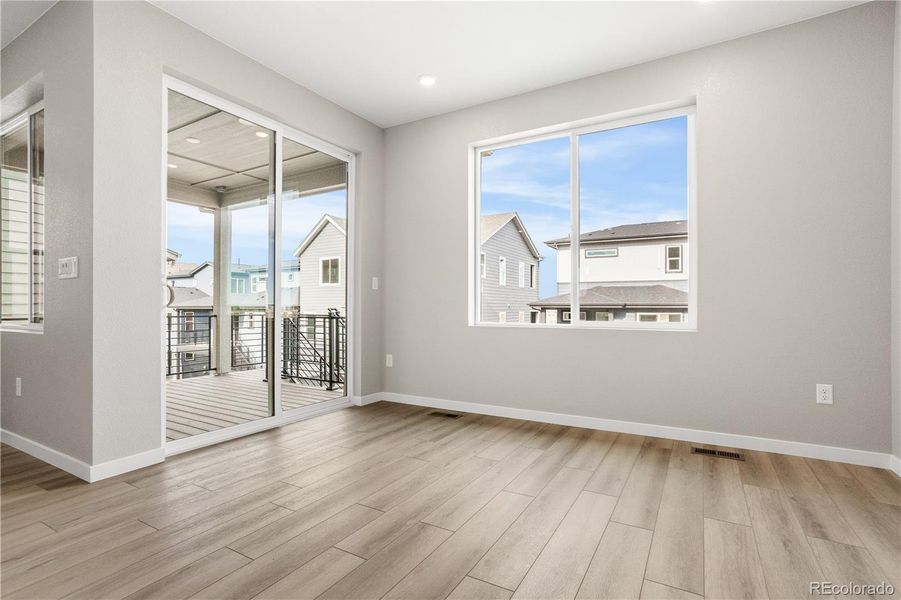 Spacious, unfurnished interior of a new home in Tribute at Lyric, Lone Tree (Image 37). Spacious, unfurnished interior of a new home in Tribute at Lyric, Lone Tree (Image 37).