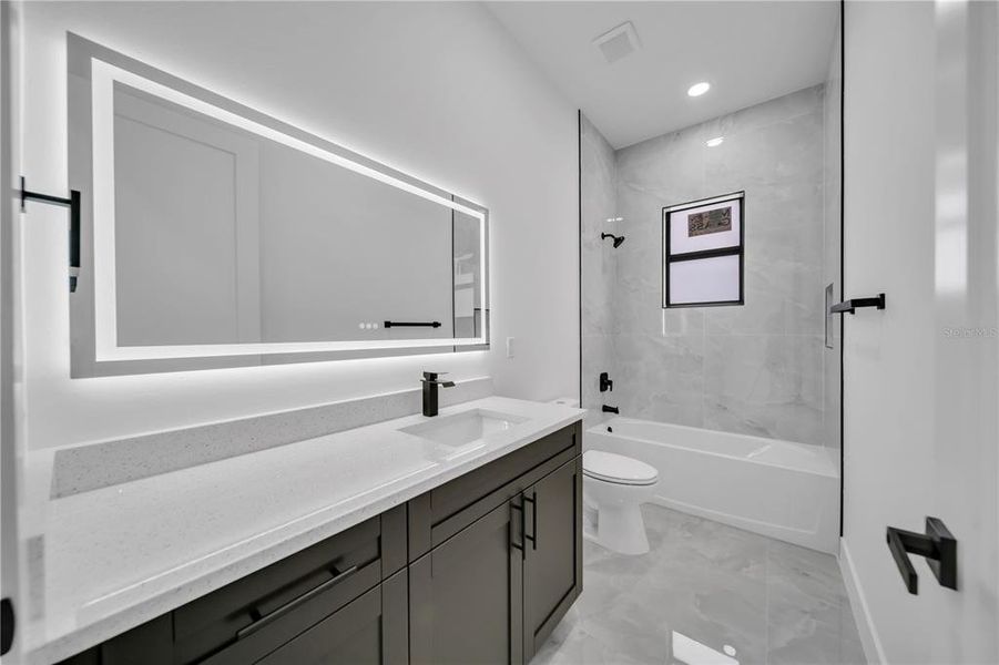 Furnished interior view inside a new home in , Cape Coral (Image 10). Furnished interior view inside a new home in , Cape Coral (Image 10).