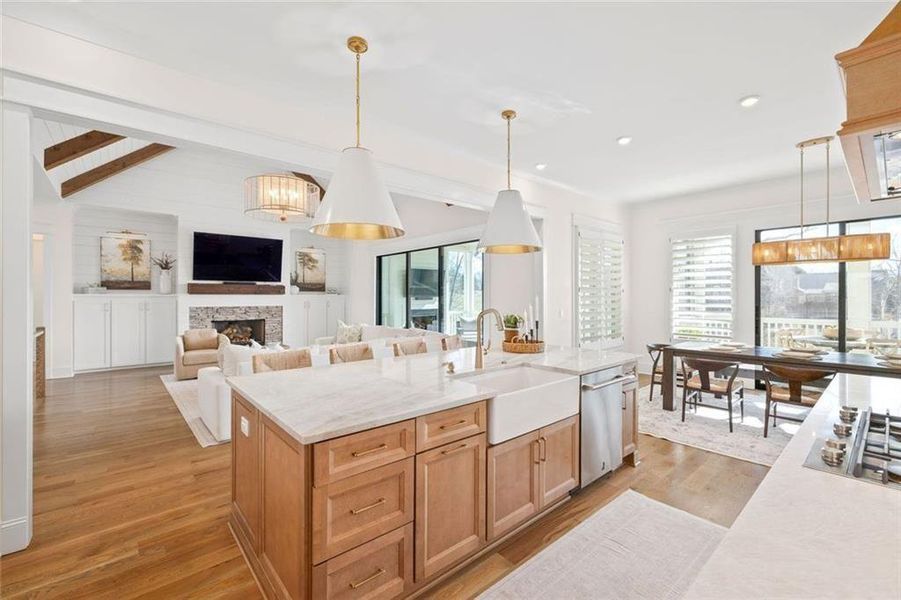 Furnished interior view inside a new home in , Dawsonville (Image 45).