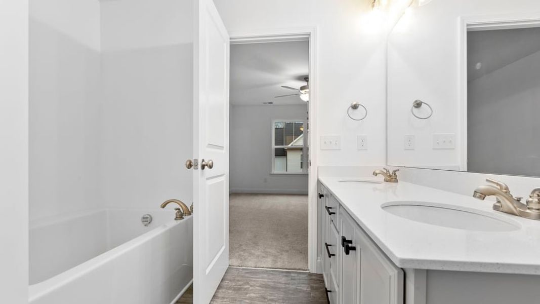 Furnished interior view inside a new home in Pearson Road Townhomes, Easley (Image 10).