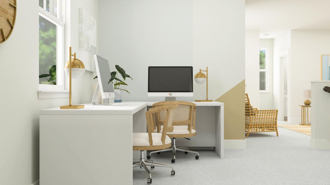 Furnished interior view inside a new home in Carnes Crossroads: Coastal Collection, Summerville (Image 13).