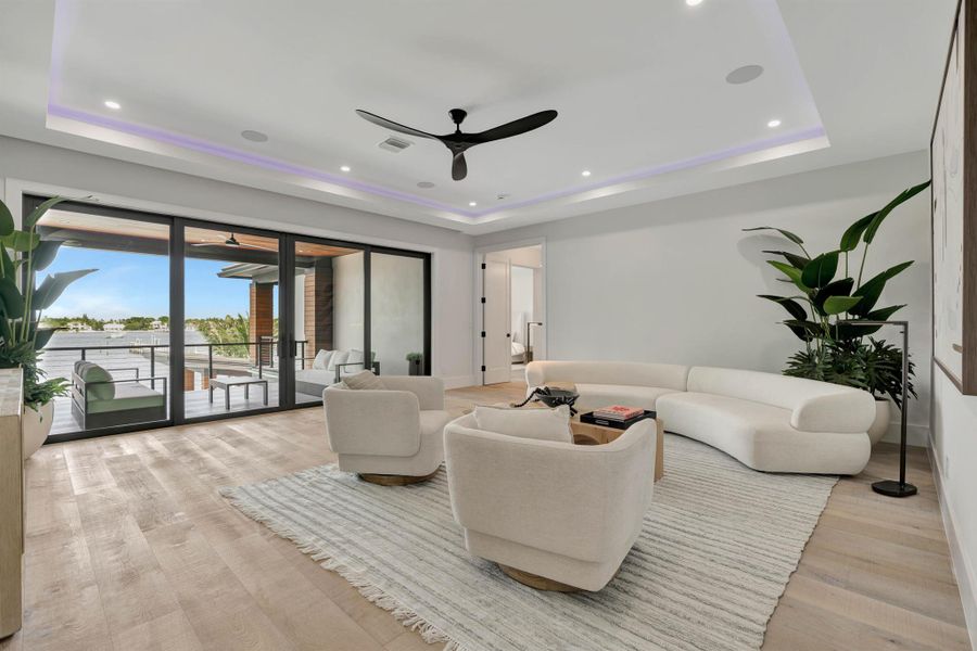 Furnished interior view inside a new home in , Lantana (Image 77).