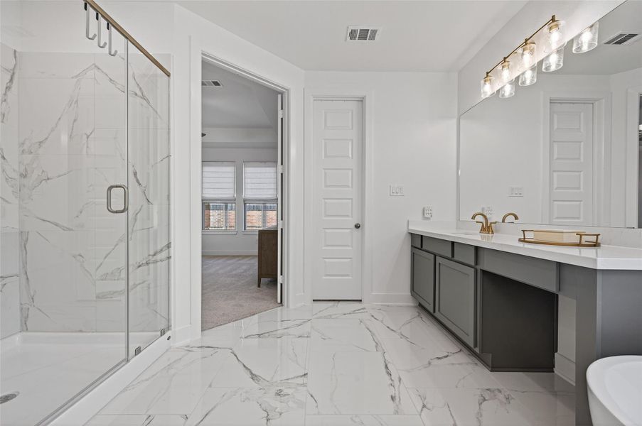 Furnished interior view inside a new home in Elyson - 40', Katy (Image 14). Furnished interior view inside a new home in Elyson - 40', Katy (Image 14).