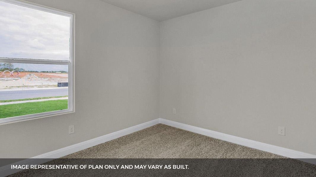 Spacious, unfurnished interior of a new home in Prairie Lakes, Buda (Image 10).