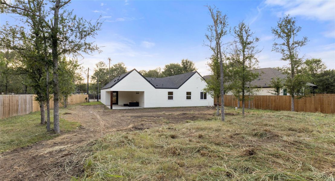 Exterior details and patio area of a home in , Bastrop (Image 25).