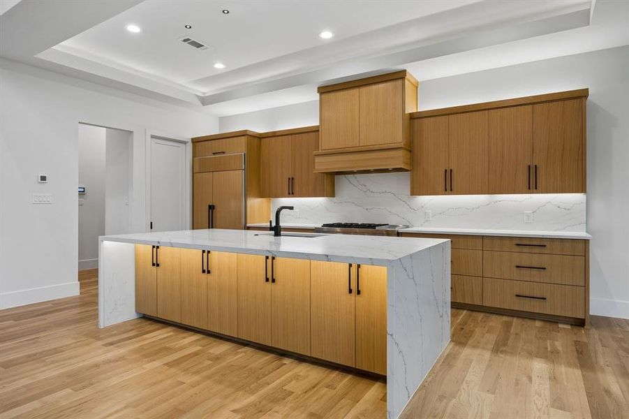 Furnished interior view inside a new home in , Dallas (Image 15).