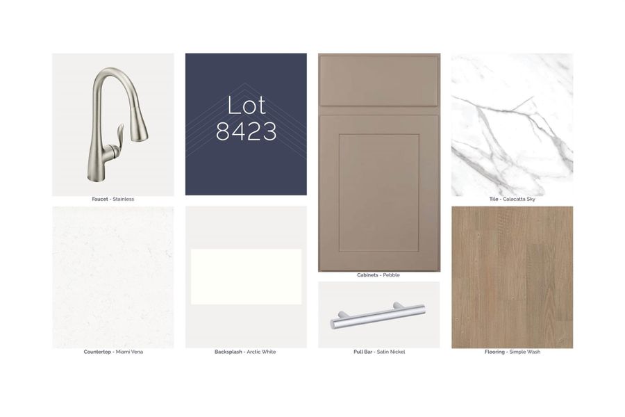 Sample of building materials used in homes in Pinewood at Grand Texas, New Caney (Image 3).