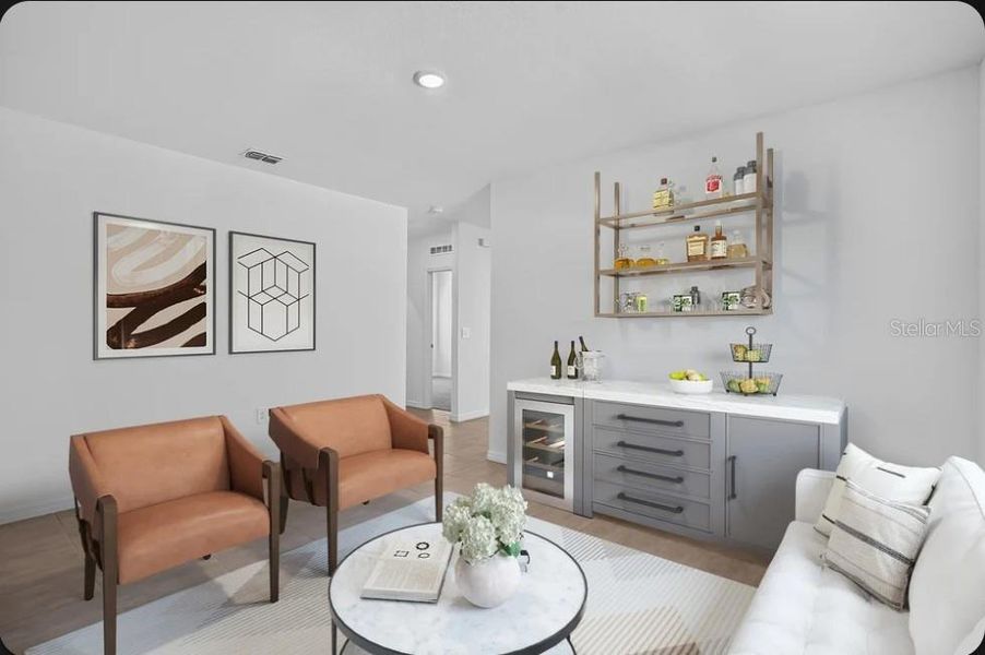 Furnished interior view inside a new home in Coasterra Community Group Page, Palmetto (Image 9).
